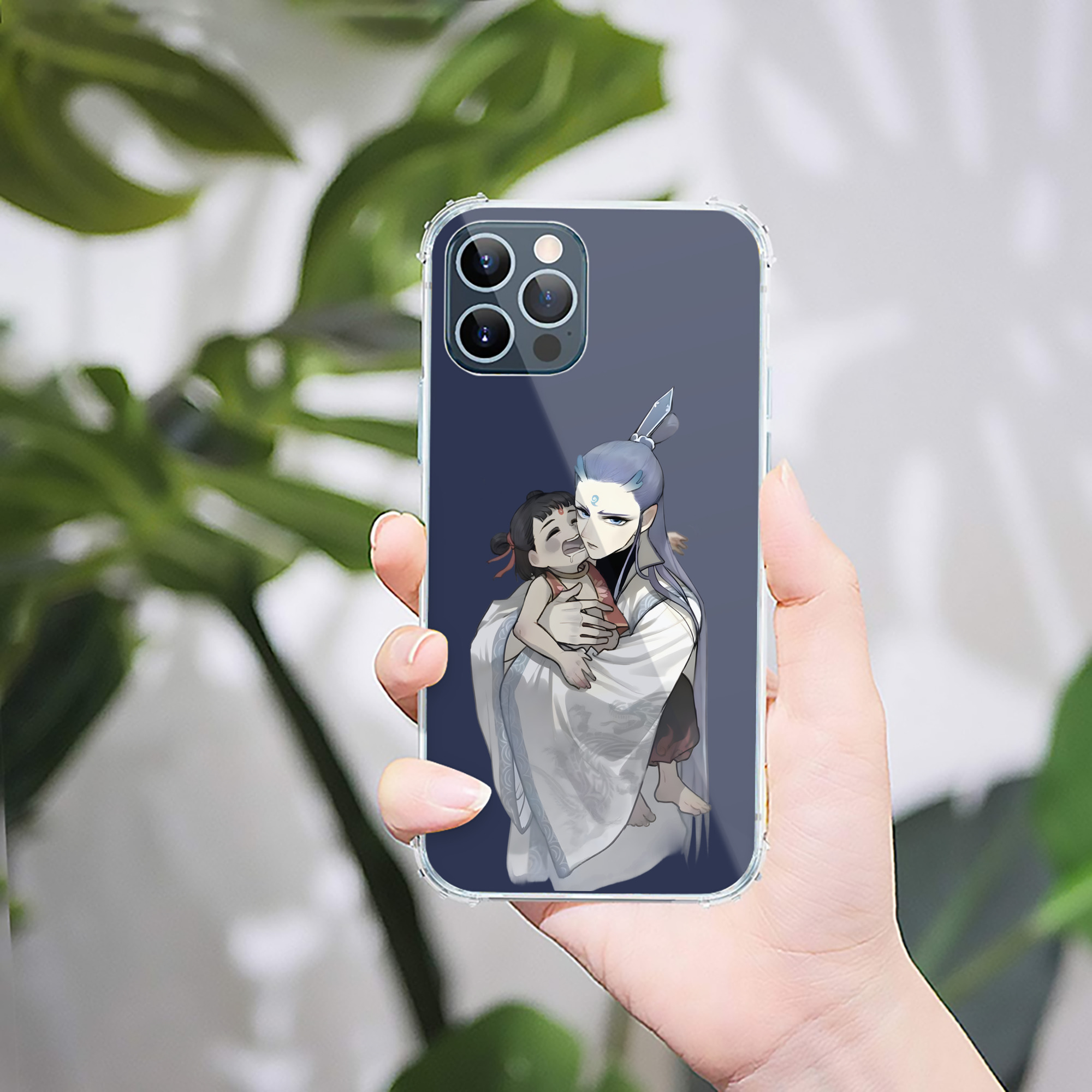 （画像用） Ne Zha 2 ナタ 魔童の大暴れ 【iPhone 12シリーズ対応】透明スマホケース（クリアソフトケース）